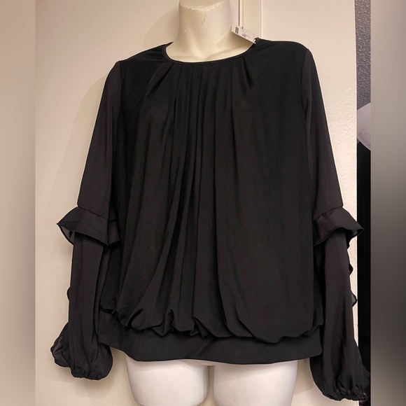 Tops - NWT Womens Casual Long Sleeve Shirt Black